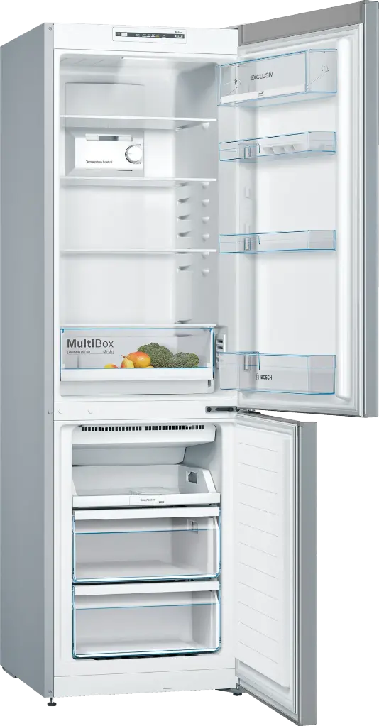 Bosch KGN36ELEA Koel/Vries-combi Serie 2 NoFrost 186cm 305l Grijs