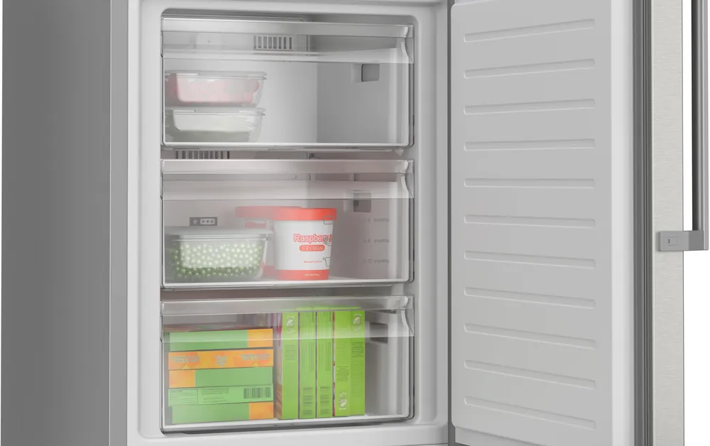 Bosch KGN36VIBT Koel/Vries-Combi Serie 2 NoFrost 186cm 321l Grijs