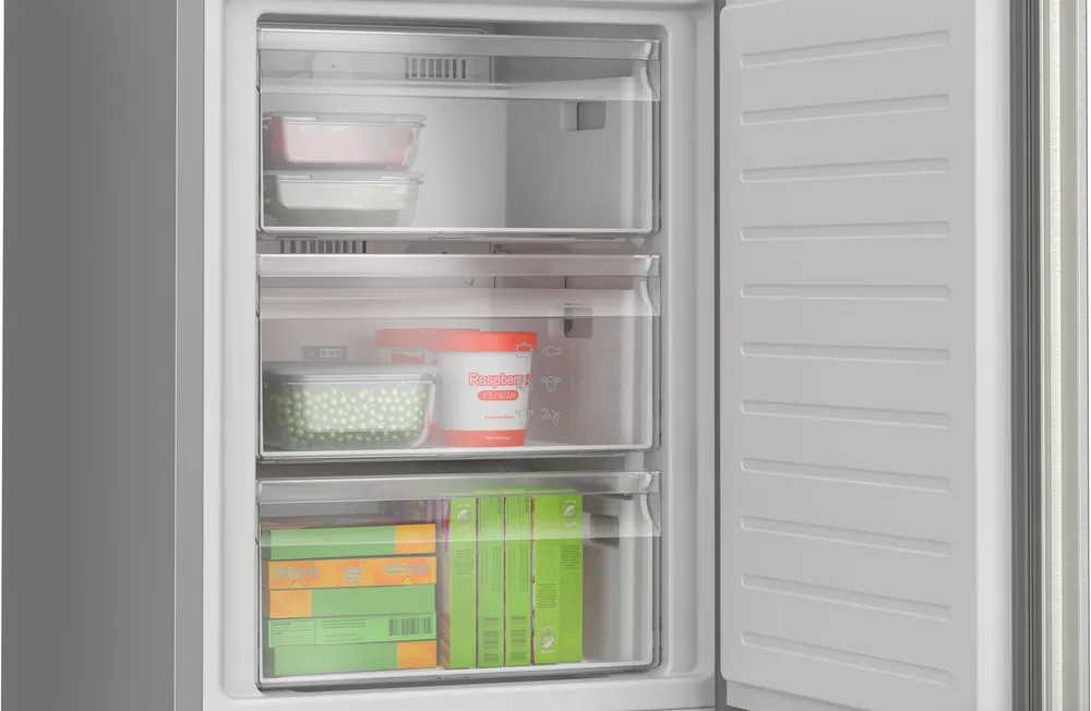 Bosch KGN392ICF Koel/Vries-combi  Nofrost Serie 4 203cm 363l Grijs