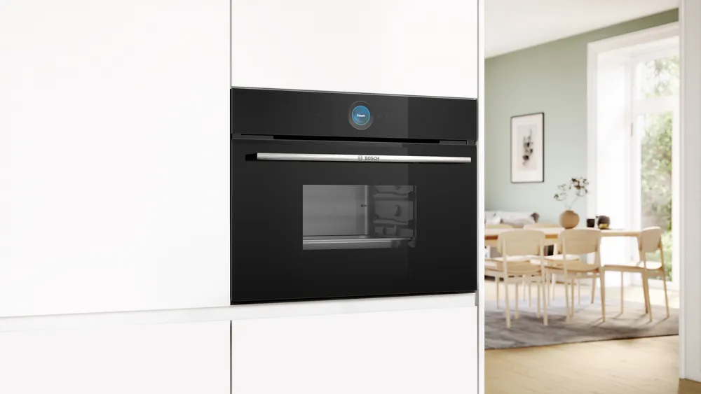 Bosch CDG714XB1 inbouw stoomoven Serie 8 45cm Zwart
