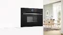 Bosch CDG714XB1 inbouw stoomoven Serie 8 45cm Zwart