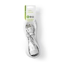 Nedis verlengkabel Type F 3.0m Wit - PEXC103EWT