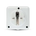 Nedis Smartlife Slimme Stekker 3680Watt 2.4GHz WiFi - WIFIPO130EWT