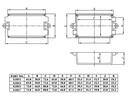 Velleman behuizing ABS met montagegaten Zwart - 72x44x24mm - G1017