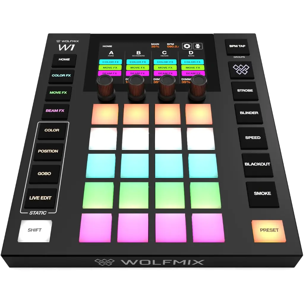 Wolfmix W1 MK2 Standalone DMX-lichtcontroller