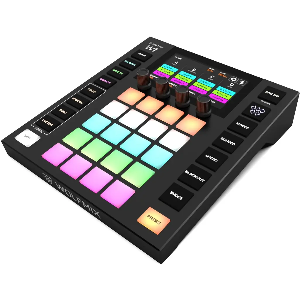 Wolfmix W1 MK2 Standalone DMX-lichtcontroller