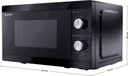 Sharp Solo Magnetron 20l Zwart - YC-MS01E