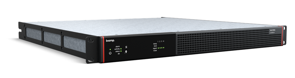 Biamp Voltera D 2400.4 Four-channel Amplified Loudspeaker Controller, 2400 watt total power