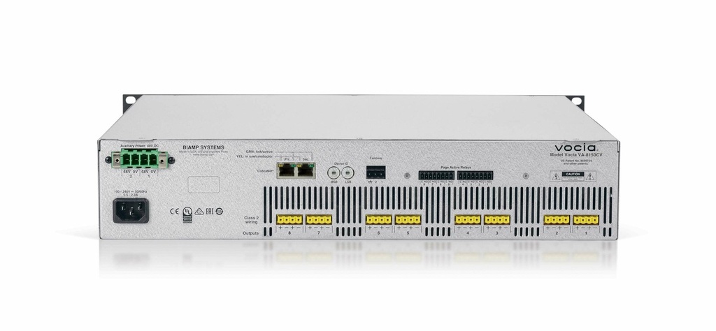 Biamp Vocia VA-8150CV 8 kanaals Eindversterker 150W Constant Voltage