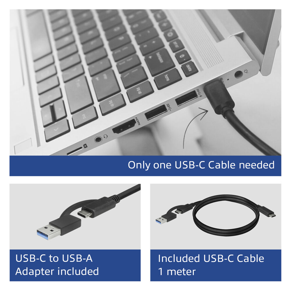 ACT 4K USB-C Docking Station voor monitoren - AC7160