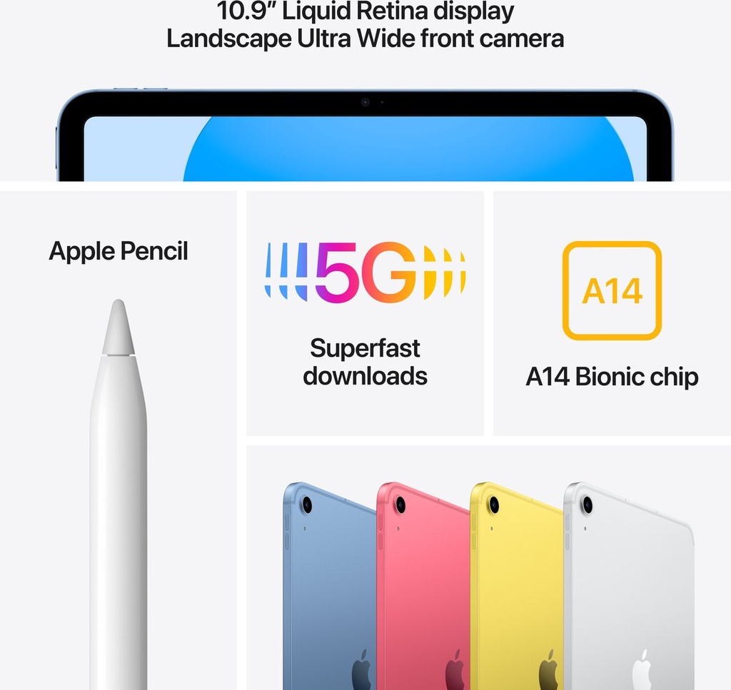 Apple 10.9-inch iPad Wi-Fi 256GB - Silver