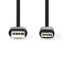 Nedis USB Kabel USB-A CCGL60601BK20