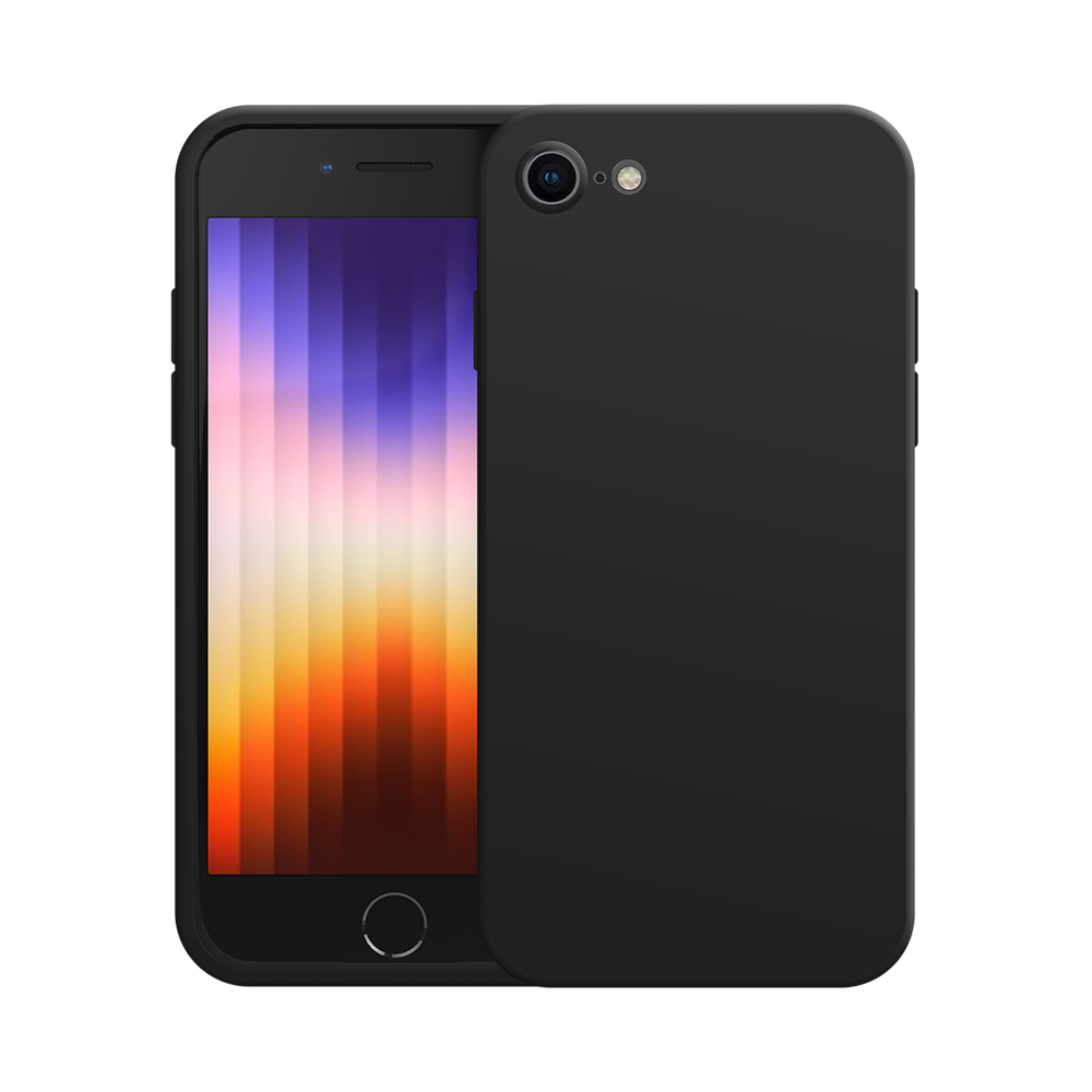 Just in Case 8111128 Premium Liquid Color TPU Case iPhone 7/8/SE 2020/2022 Zwart
