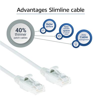 ACT LSZH U/UTP CAT6 datacenter patchkabel snagless 7 meter