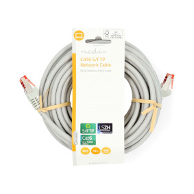 Nedis CCGL85221GY100 Cat6 kabel 10.0 m