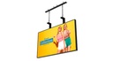 GeroScreen AS955CEL - Hanging Ceiling Mount for Window Displays 