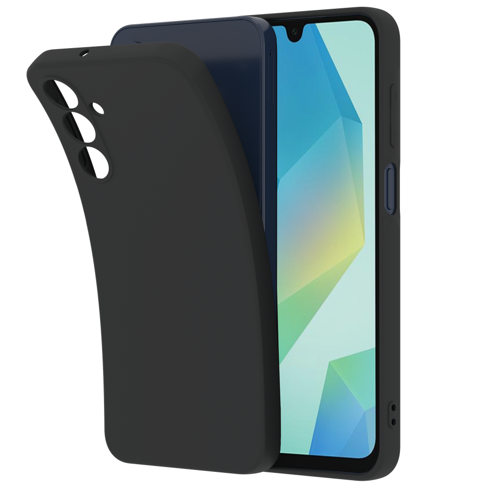 Just in Case 8502643 Premium Liquid Color TPU Case Samsung A16 Zwart