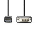 Nedis CCGL37200BK20 DisplayPort naar DVI-D Kabel 2m Zwart