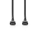 Nedis CCGL60710BK20 USB-C Kabel 2m USB2.0 Zwart