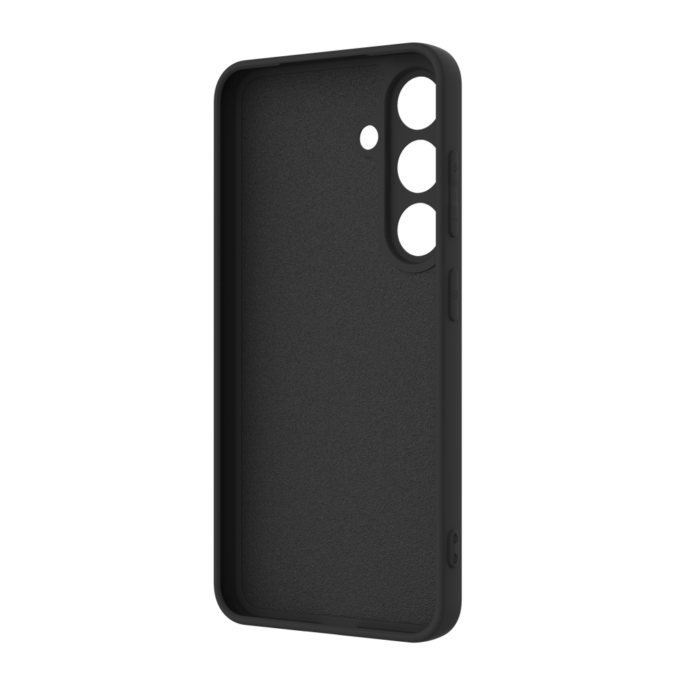 Just in Case 8504371 Premium Liquid Color TPU Case Samsung Galaxy S25 Zwart 