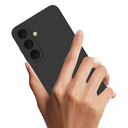 Just in Case 8504371 Premium Liquid Color TPU Case Samsung Galaxy S25 Zwart 