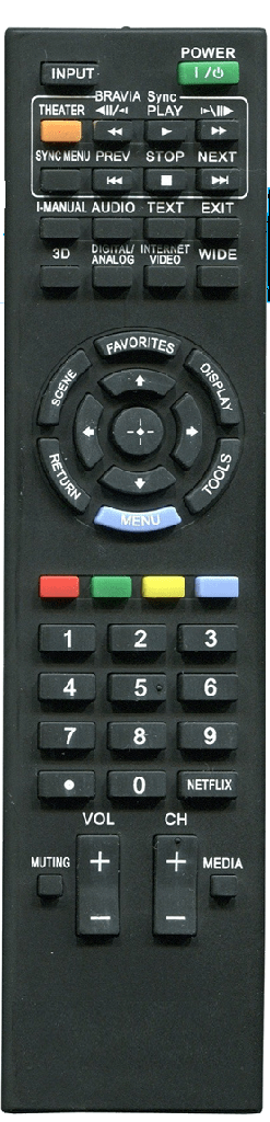 Cavus CRC3 TV afstandsbediening voor Sony