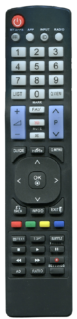 Cavus CRC2 TV Afstandsbediening voor LG
