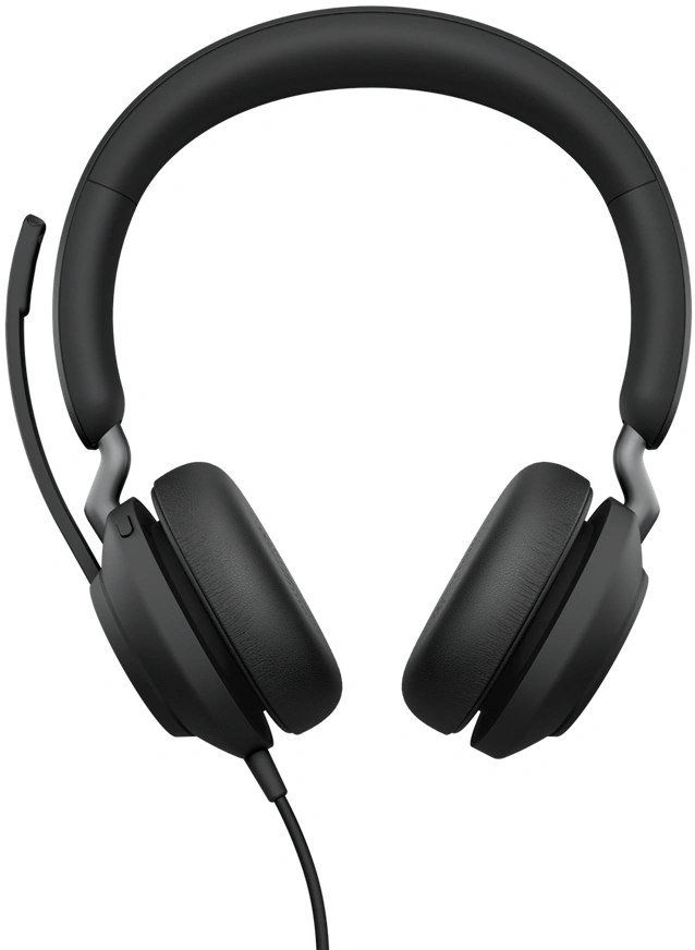 Jabra Evolve2 40 Bekabelde Headset USB-A UC Stereo Zwart