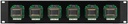 Monacor ATT-1950 19" PA-verzwakker 10 stappen 6x50W zwart