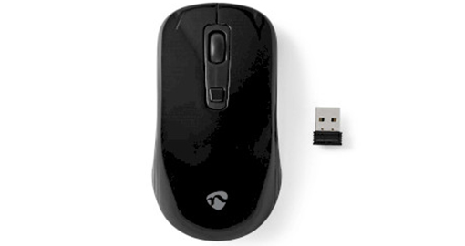Nedis MSWS105BK Draadloze Muis USB A 