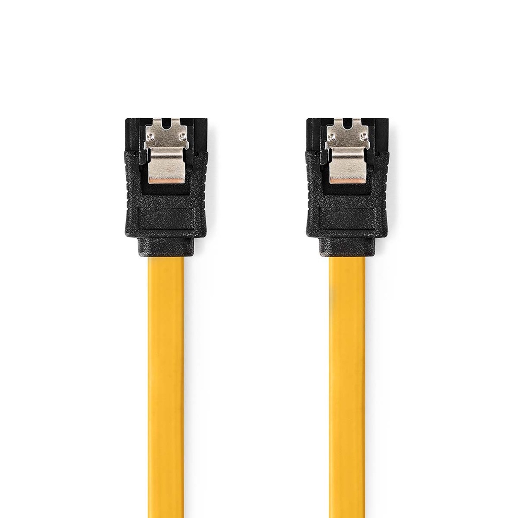 Nedis Sata cable 7-pin Female 0.5m 6Gbps Yellow - CCGB73250YE05