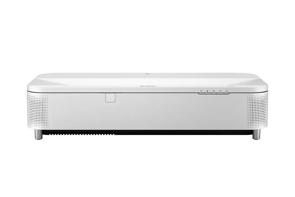 Projecteur Epson EB810E à focale ultra courte, Full HD 4K, upscaling 16:9, 80-160 pouces, blanc
