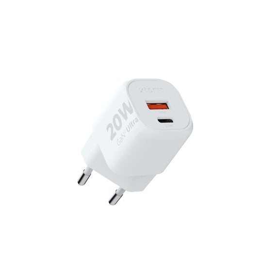 Xtorm XEC020 20W GaN2 power adapter USB-C & USB-A