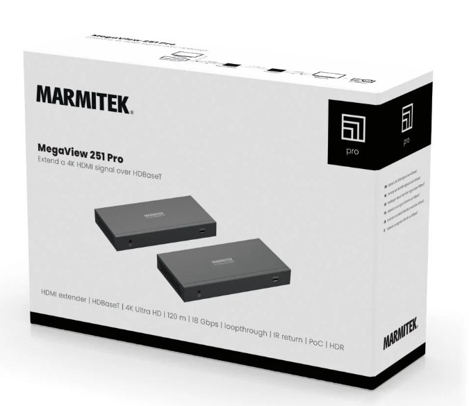 Marmitek HDMI extender over UTP/ HDBaseT - MegaView 251 Pro
