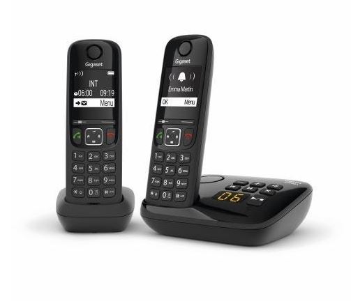 Téléphone DECT Gigaset A690AR Duo 2 combinés Noir