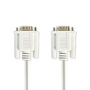 Nedis CCGL52000IV20 Seriële Kabel D-SUB 9-Pins Vernikkeld 2m Wit