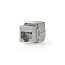 Nedis CCGB89720ME Keystone CAT6 RJ45 vrouwelijk S/FTP Metaal