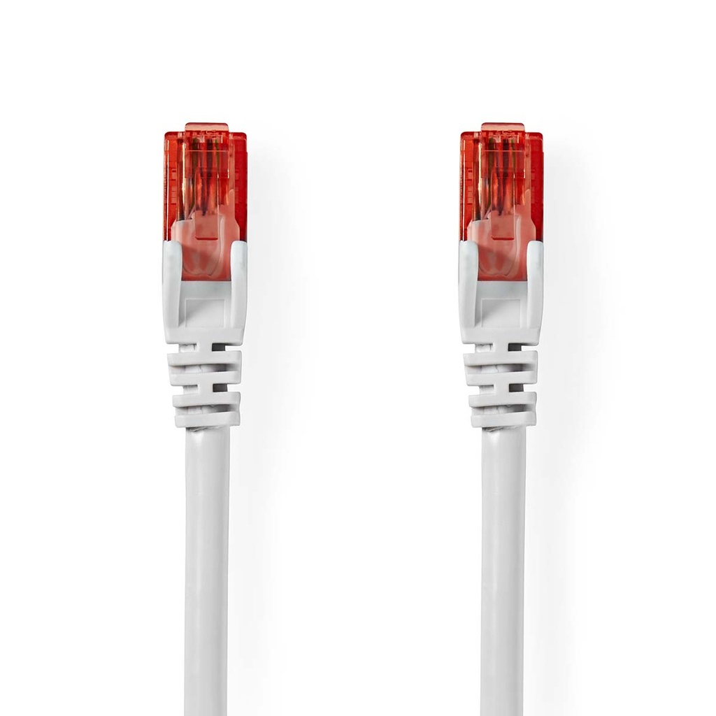 Câble réseau Nedis CCGL85200WT025 CAT6 U/UTP 25 cm Blanc