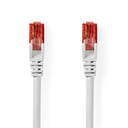 Câble réseau Nedis CCGL85200WT025 CAT6 U/UTP 25 cm Blanc