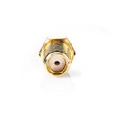 Nedis CSGB02901GD SMA Connector Gold Plated 50Ohm Crimp 2.55 mm Max Diameter Gold 2 Pieces