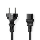 Nedis CEGL10030BK30 Power Cable Type F - IEC-320-C13 Nickel Plated 3m Black