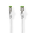 Câble réseau Nedis CCGL85520WT10 Cat 8.1 S/FTP RJ45 1 m LSZH Blanc