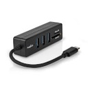 Nedis CCGB64250BK01  USB 3.2 Gen 1-Hub USB-C - 3x USB A / SD & MicroSD 5 Gbps Zwart
