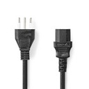 Nedis CEGL11300BK20 Power Cable Italy - IEC-320-C13 Nickel Plated 2m Black
