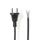 Nedis CEGL11940BK70 Power Cable CEE 7/17 Open 7m Nickel Plated Black