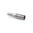 Nedis CAGB15944ME XLR-Adapter  XLR 3-Pins - 6,35 mm Jack Vernikkeld Zilver 10 stuks