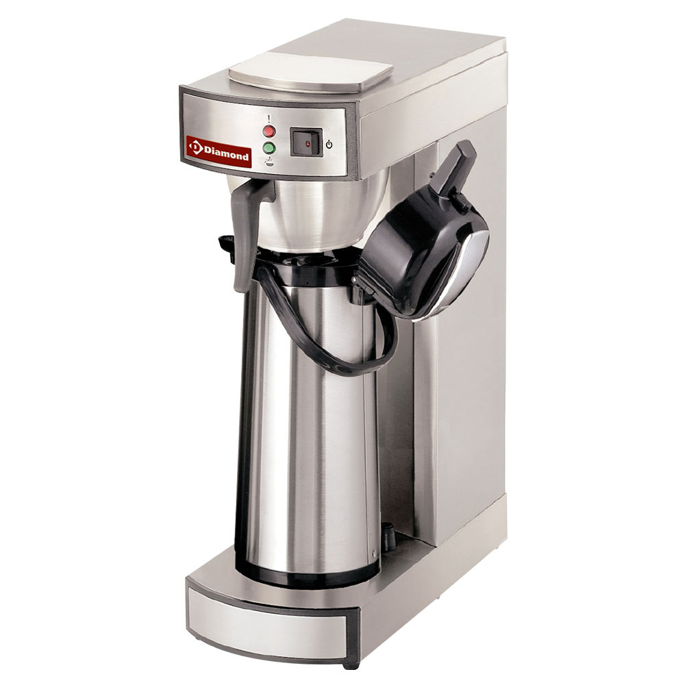 Percolateur à café Diamond PTH-S1/T 1 groupe 2,2l semi-automatique en acier inoxydable