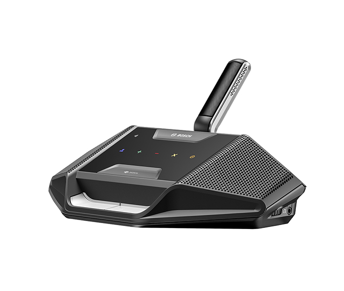 Bosch Professional Conference DICENTIS Discussion Post with Voting Black
