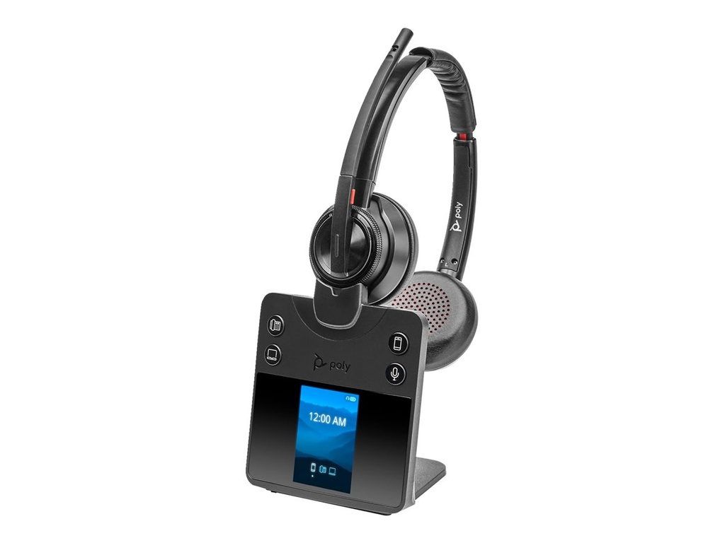 Poly 8L5B3AA#ABB Savi 8420 Office Stereo Casque sans fil DECT Microsoft Teams Noir