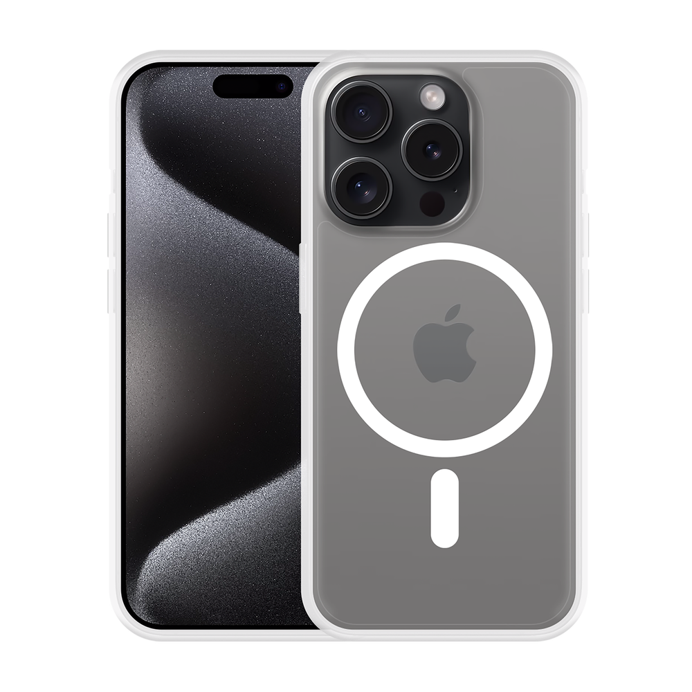 Just in Case 8305978 Soft TPU Case MagSafe compatible iPhone 15 Pro Transparant